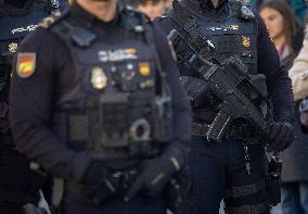 Madrid Police Headquarters Presents New Years Eve Security Plan - Madrid