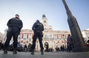 Madrid Police Headquarters Presents New Years Eve Security Plan - Madrid