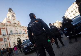 Madrid Police Headquarters Presents New Years Eve Security Plan - Madrid