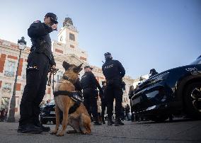 Madrid Police Headquarters Presents New Years Eve Security Plan - Madrid