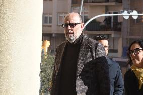 Funeral of Businessman Carles Vilarrubi - Barcelona