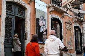Brigitte Bardot Portraits Installed - Saint Tropez