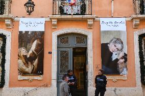 Brigitte Bardot Portraits Installed - Saint Tropez