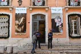Brigitte Bardot Portraits Installed - Saint Tropez