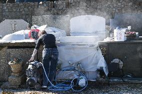 Bardot Family Tomb Works Underway - Saint Tropez