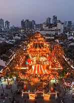 New Year Lantern Decorations at the Confucius Temple - Nanjing