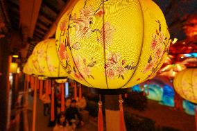 New Year Lantern Decorations at the Confucius Temple - Nanjing