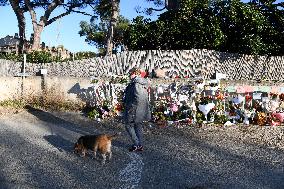 Hommage To Brigitte Bardot Outside Her House - Saint Tropez