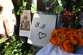 Hommage To Brigitte Bardot Outside Her House - Saint Tropez