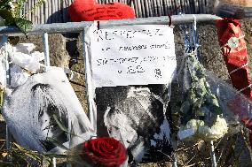 Hommage To Brigitte Bardot Outside Her House - Saint Tropez