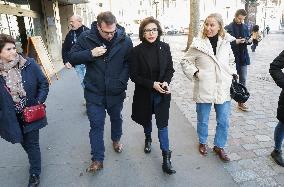 Exclu - Rachida Dati Visits the Emmaus Berthier Center - Paris