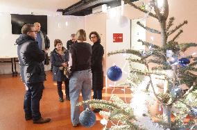 Exclu - Rachida Dati Visits the Emmaus Berthier Center - Paris