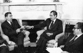 Nixon Meets Gromyko in the Oval Office