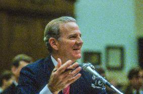 US Secretary of State James A Baker III Testifies on Iraq