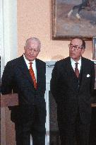 US President George HW Bush signs a Executive Order on Ethics Reform