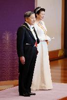New Year ceremony attended by Japan's imperial family