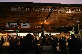 French Interior Minister Visits Law Enforcement Ahead Of New Year's Eve - France