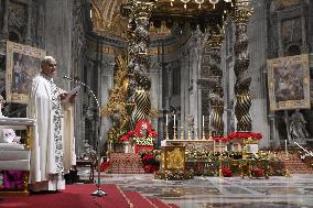 Pope Leo XIV Leads Final Celebration of 2025 - Vatican