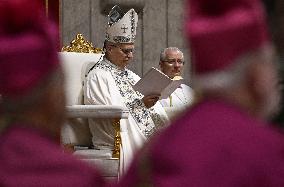 Pope Leo XIV Leads Final Celebration of 2025 - Vatican