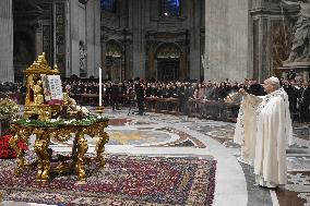 Pope Leo XIV Leads Final Celebration of 2025 - Vatican