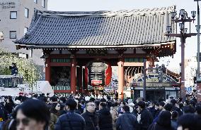 New Year's Day in Tokyo