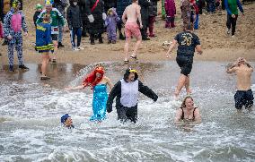 SWEDEN NEW YEAR'S DIVE