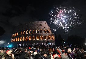 New Year Celebrations In Italy - Rome