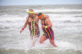 Bain des Givres At New Years Day Swim - Dunkirk