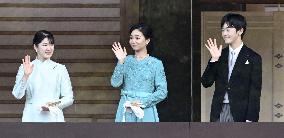 New Year greeting event at Japan's Imperial Palace
