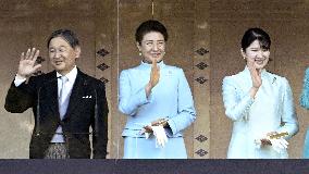 New Year greeting event at Japan's Imperial Palace