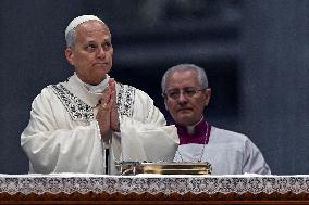 Pope Leo XIV Celebrates New Year's Day Mass - Vatican