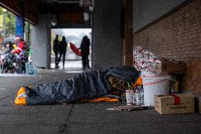 Homeless on The Street - San Francisco