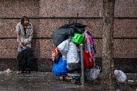 Homeless on The Street - San Francisco