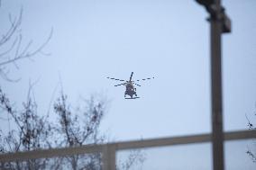 Victims of The Crans-Montana Fire Arrive by Helicopter - Milan