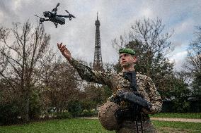French army drone pilot - Paris