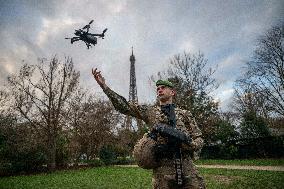 French army drone pilot - Paris