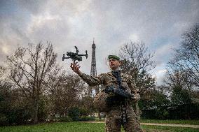 French army drone pilot - Paris