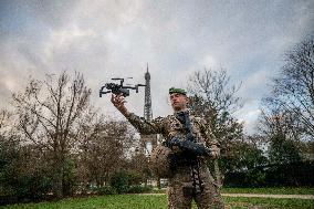 French army drone pilot - Paris