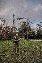 French army drone pilot - Paris