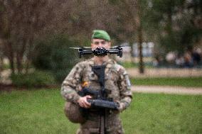 French army drone pilot - Paris