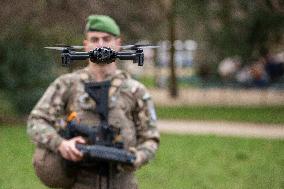 French army drone pilot - Paris