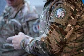 Sentinelle mission in front of the Eiffel Tower in Paris