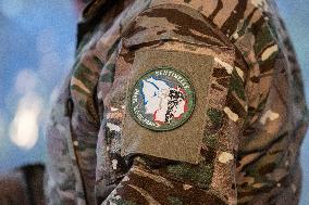 Sentinelle mission in front of the Eiffel Tower in Paris