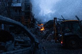 Russian Forces Strike Residential Areas Of Kharkiv - Ukraine