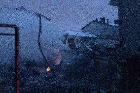 Russian Forces Strike Residential Areas Of Kharkiv - Ukraine