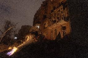Russian Forces Strike Residential Areas Of Kharkiv - Ukraine