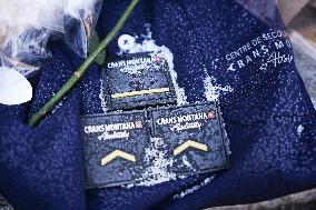 Tribute to victims at Le Constellation bar - Crans Montana