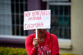 Venezuela Crisis Demonstrations in Colombia