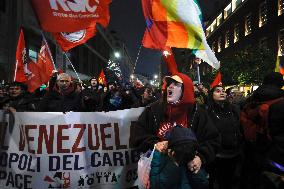 Rome Protests Against US Capture Of Maduro - Italy