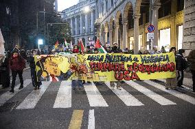 Rally For The Release Of Palestinian Prisioners - Milan